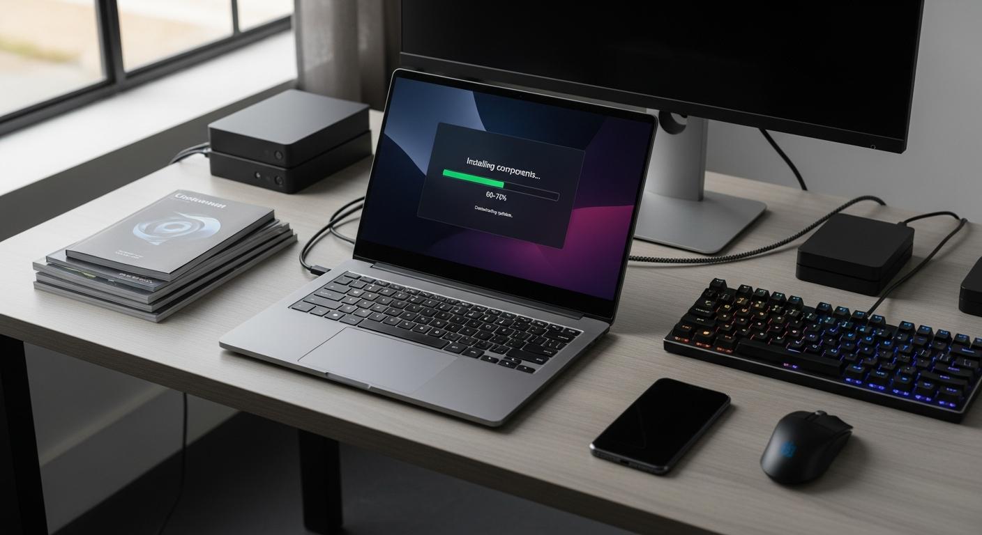 Stažení a instalace potřebných komponent